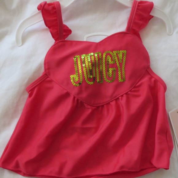 Juicy Couture Girls swim top & bottoms set 3T - Picture 4 of 6